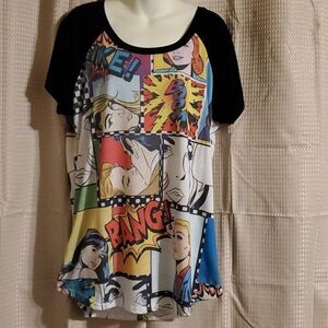 POLIANA PLUS Comic SHIRT  SIZE 3X